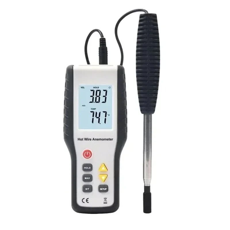 HT9829 Thermopile Anemometer Airflow Meter High-Sensitivity Wind Speed Meter