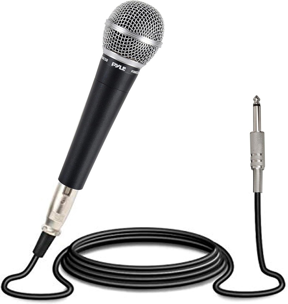 Pyle Professional Moving Coil Dynamic Handheld Microphone + 15' Cable PDMIC58