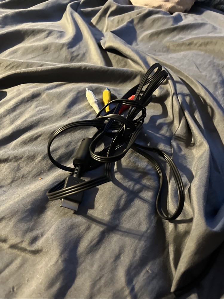PS2 PlayStation 2 Hookup Connection Kit Power Cord Regular AV Cable *NEW*