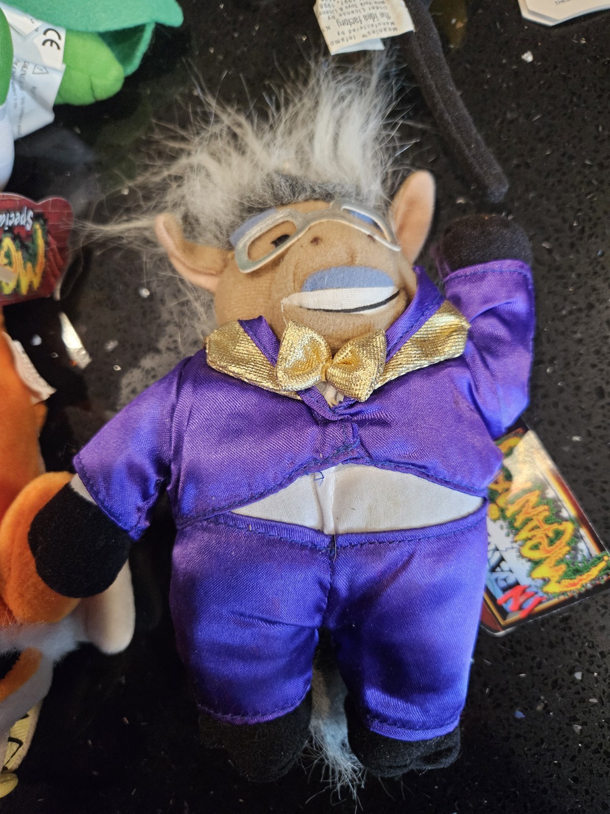 Lot Of 13 Assorted Vintage 1998 Infamous Meanies Meanies Beanbag Plush NWT