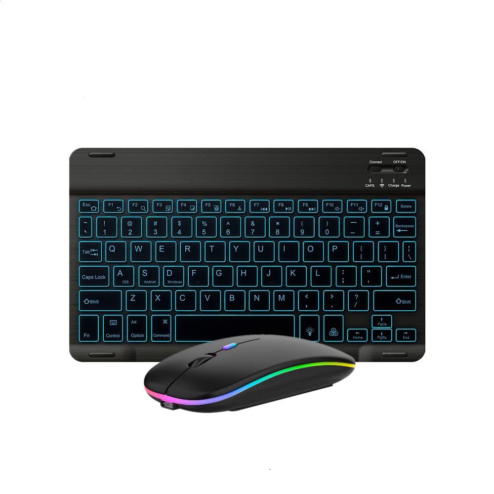 Bluetooth Keyboard and Mouse for Apple iPad  - Rechargeable Wireless Keyboard