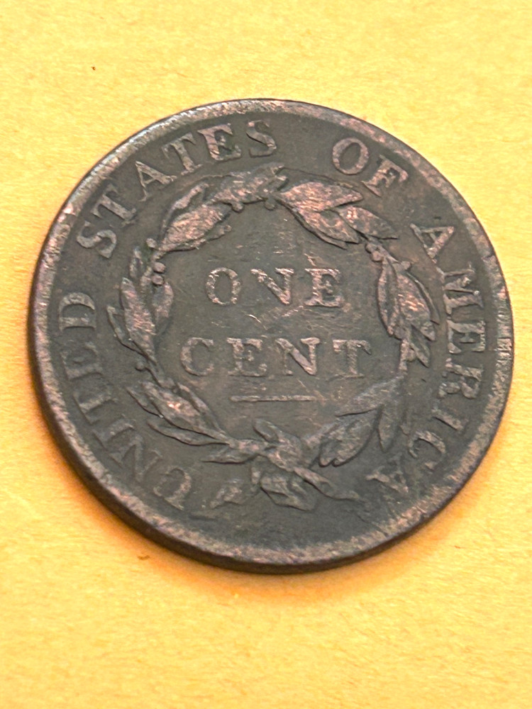 1818 U.S. Large One Cent Matron Head Better Grade 1 Cent