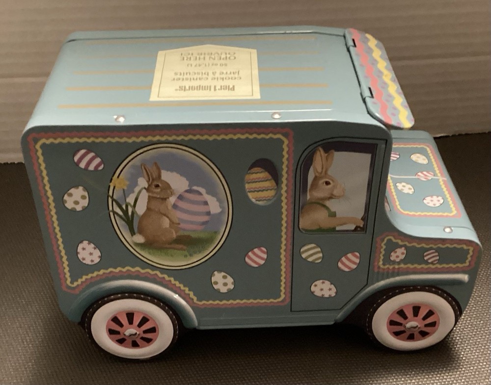 Pier 1 Collectible Cookie Easter Tin Truck