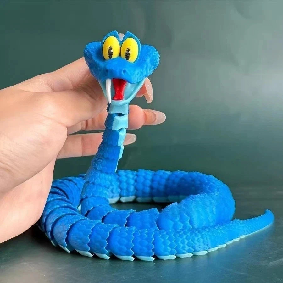 60cm Gary Snake: Disney Zootopia 2 Articulated Simulation Toy Snake, 3d Printed*