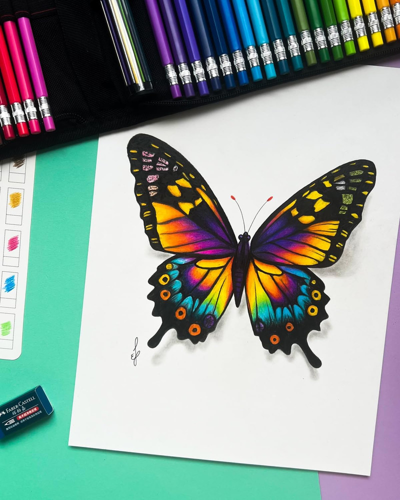 Mechanical Colored Pencils Erasable Mechanical Pencils with Sharpener and Bag Ae