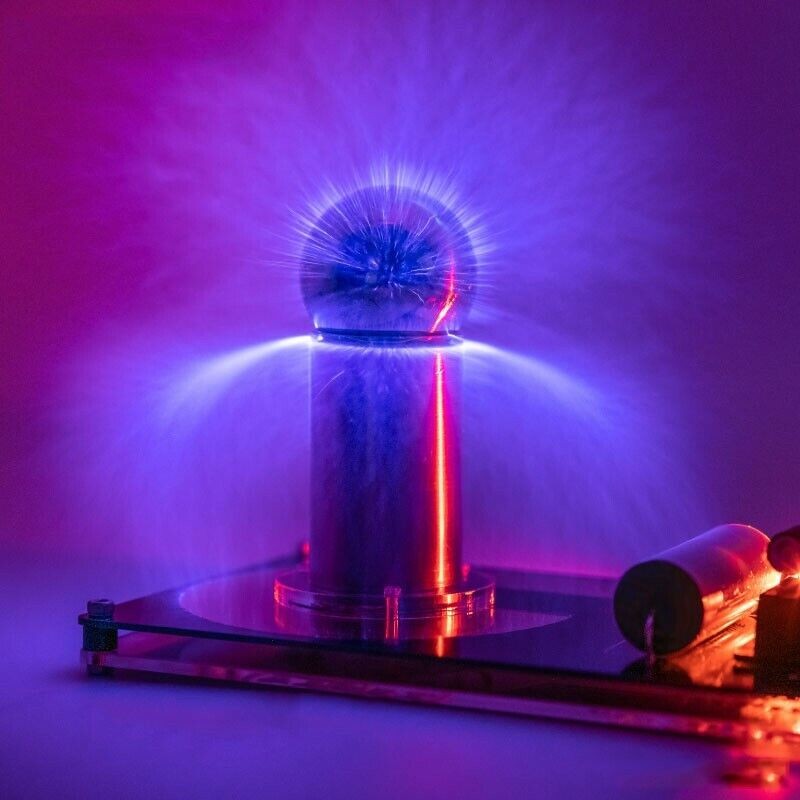 Mini Tesla Coil Artificial Lightning Generator Efficiency Scientific Experiment