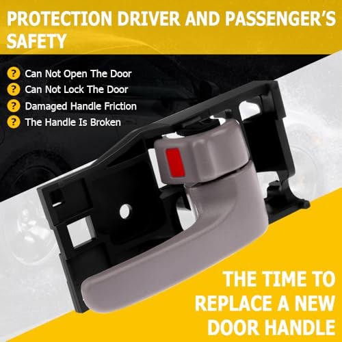 Door Handles Interior Front Rear Driver Left Passenger Right Side Replacement