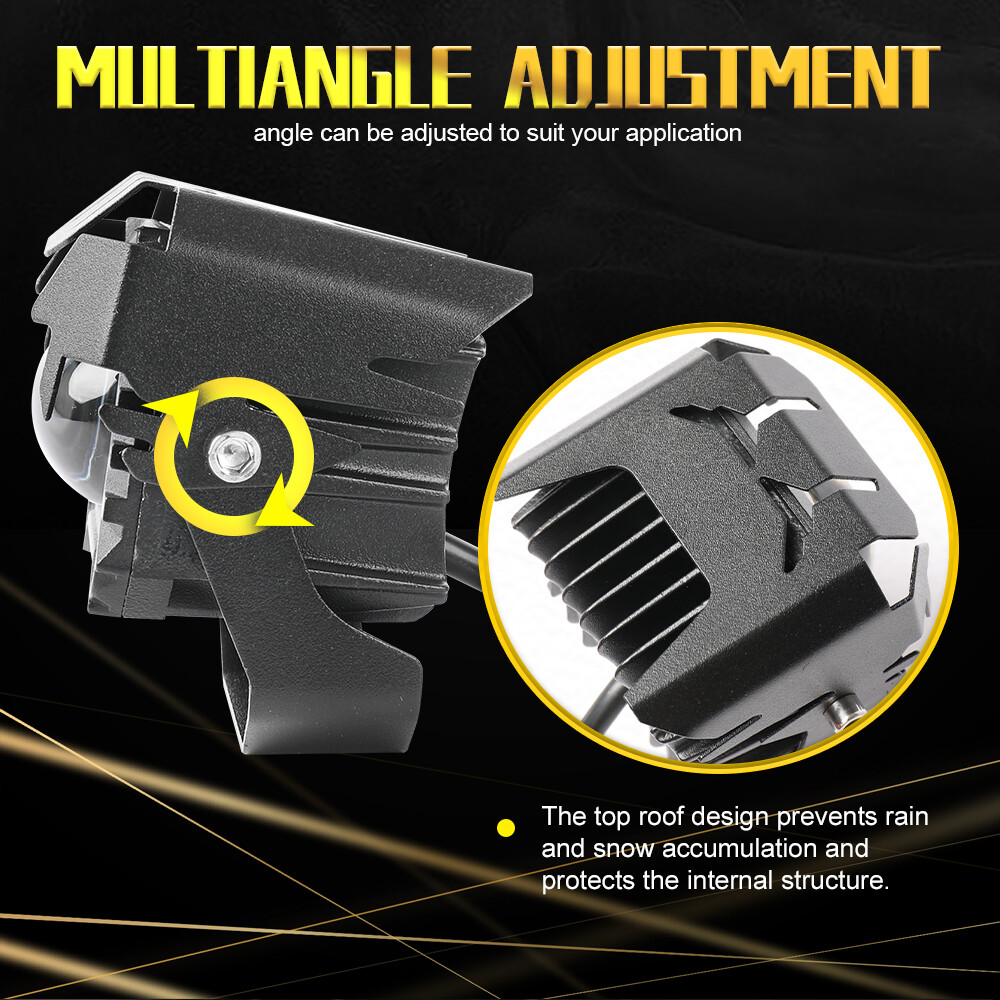 For Can-am Defender HD8/HD9/HD10 Roof 52"+8" LED Light Bar Wire+3" Cube Pods Kit