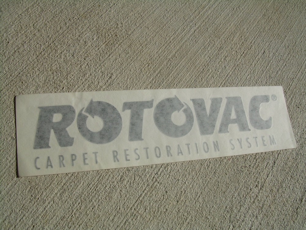 Rotovac Decal Sticker
