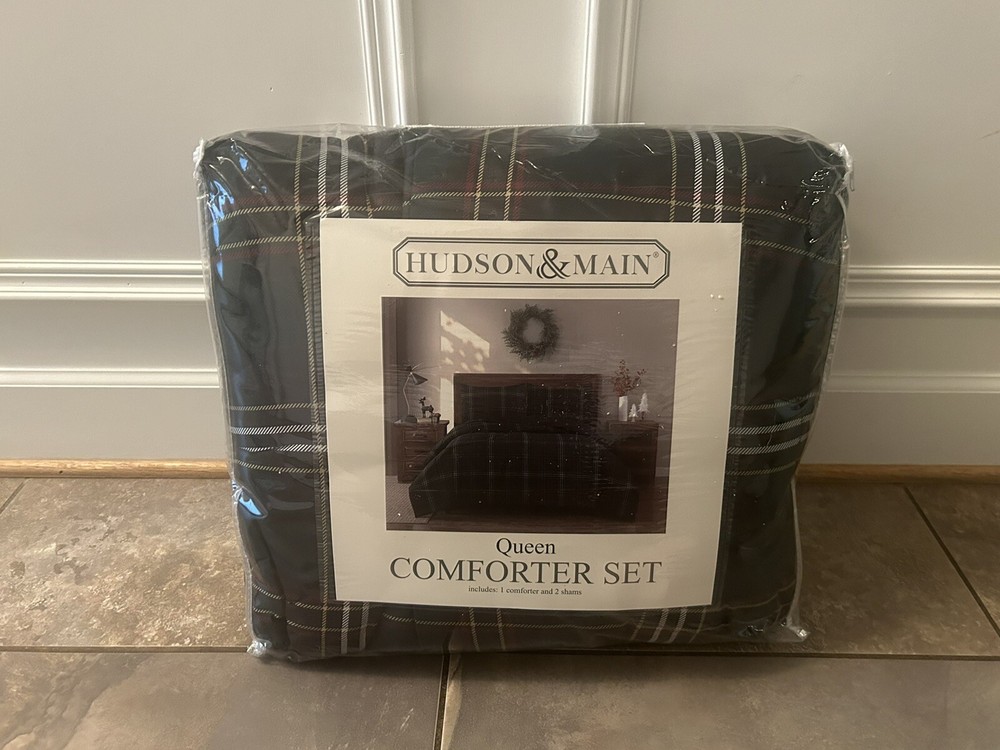 Hudson & Main Comforter Set Full/Queen Size