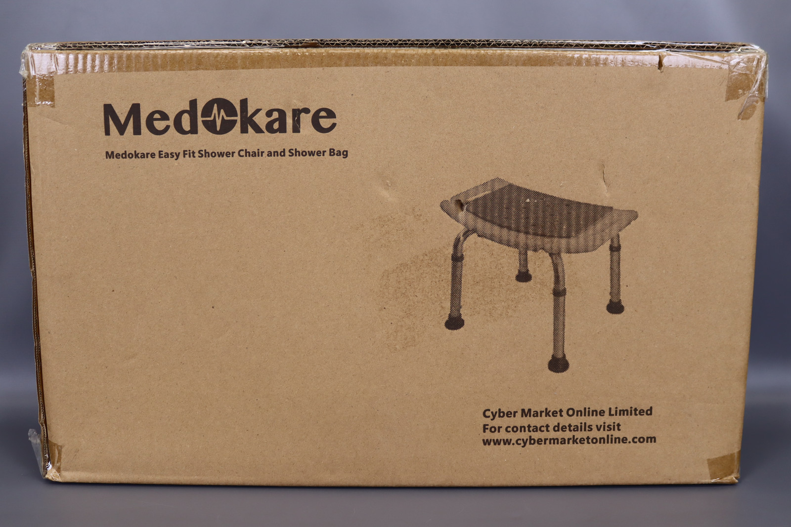 Medokare Shower Stool with Padded Seat Bath Safety Chair