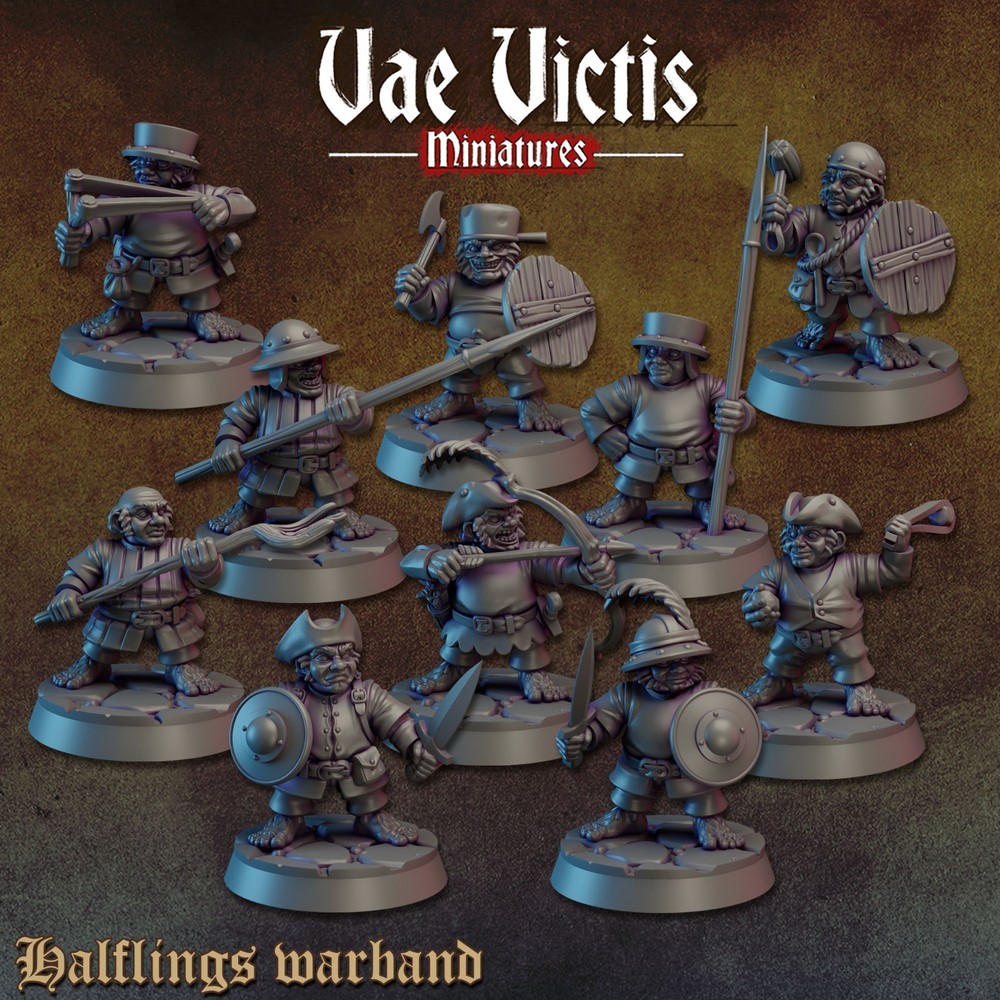 Vae Victis Halflings Warband