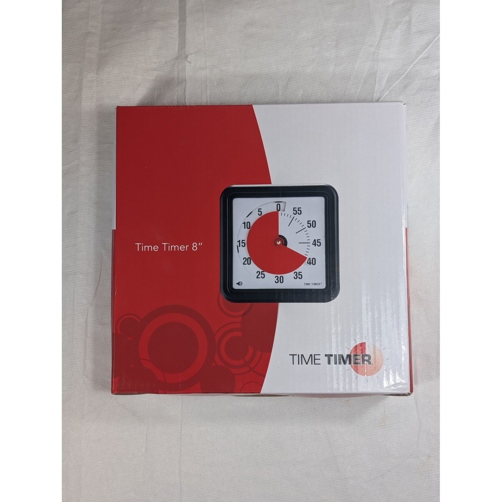 Time Timer 8 Inch Visual Aid 60 Minute Kitchen Classroom Baking FREE SHIPPING