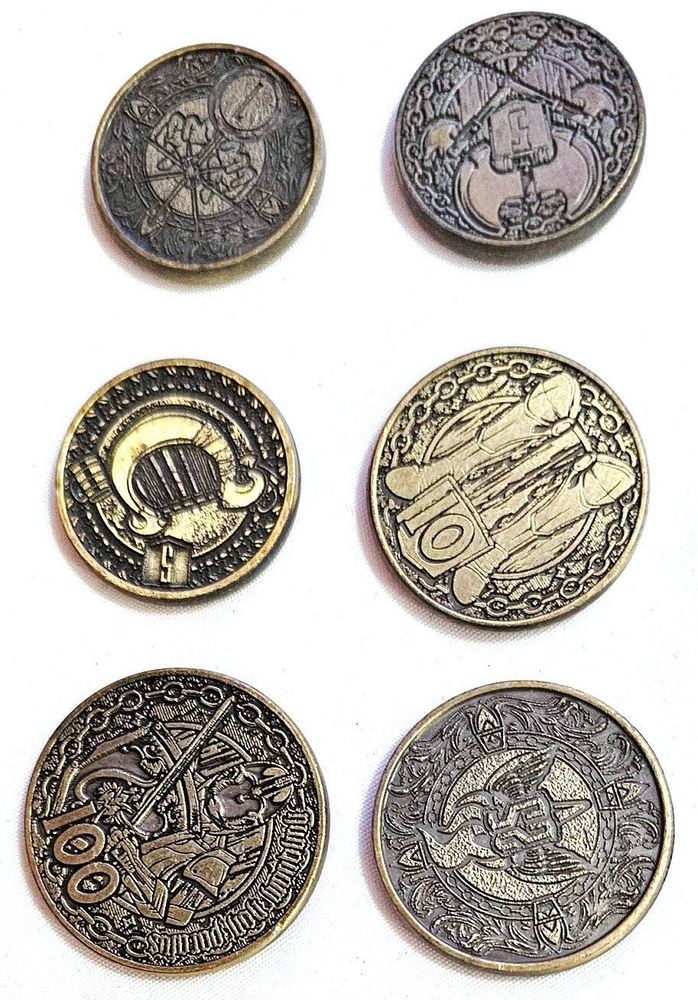 6pc Lot Game Tokens?