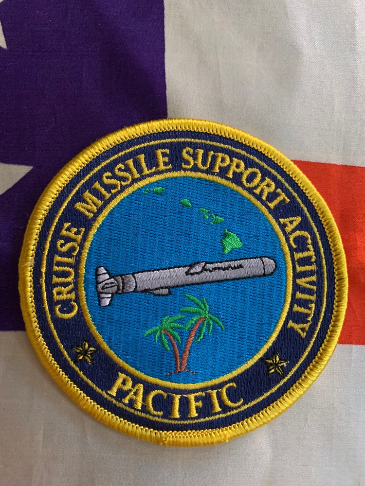 CRUISE MISSILE SUPPORT ACTIVITY CMSA PACIFIC Tomahawk Navy Missile 5 Patch Set