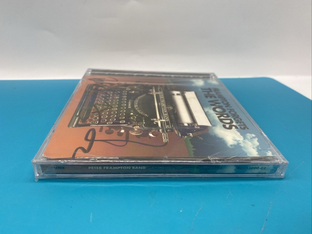 PETER FRAMPTON Forgets the Words Signed CD Sealed New