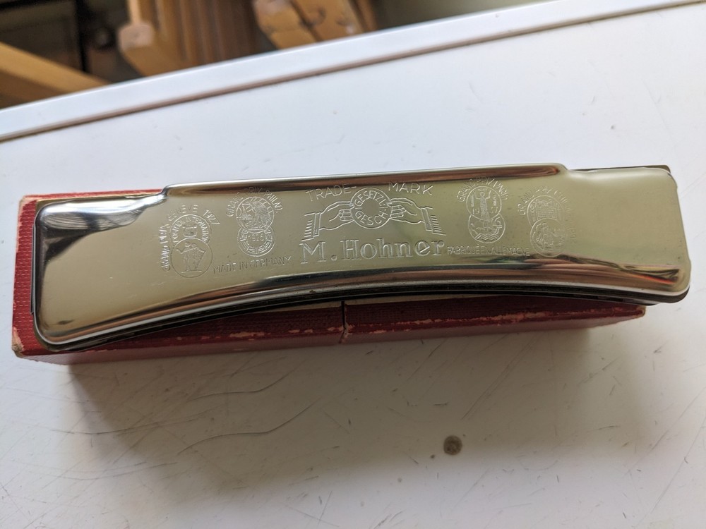 M. Hohner Harmonica The Echo Case From Germany Vintage