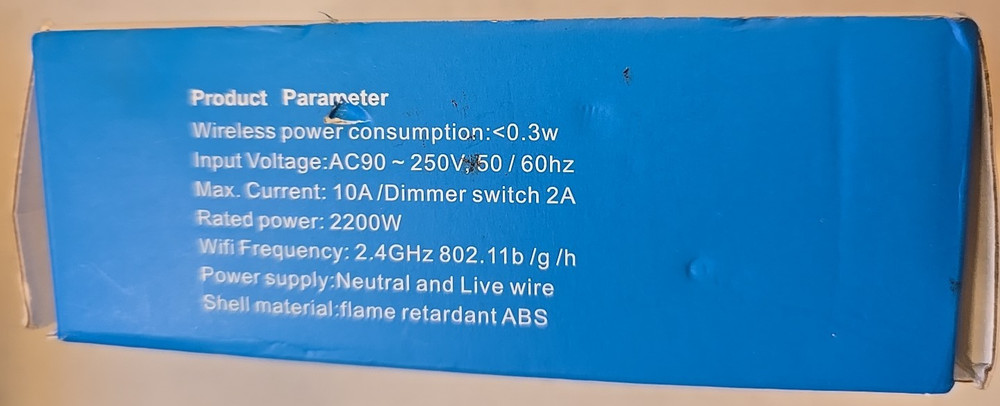 WiFi Touch Switch Two Color Statue Light *NEW*