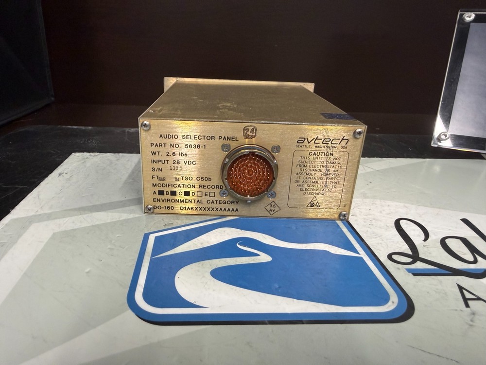 Audio Selector Panel 5636-1 Guaranteed Repairable