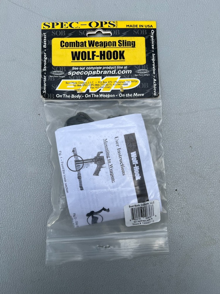 Spec Ops M4 Combat Weapon Sling Wolf-Hook Army Green