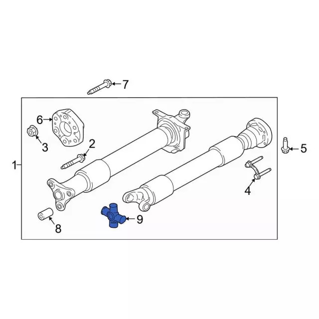 Genuine Ford Universal Joint FL3Z4635B