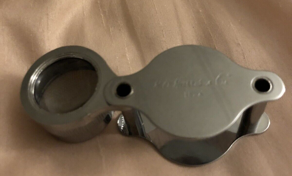 H E Harris 16X Pocket Magnifying Glass