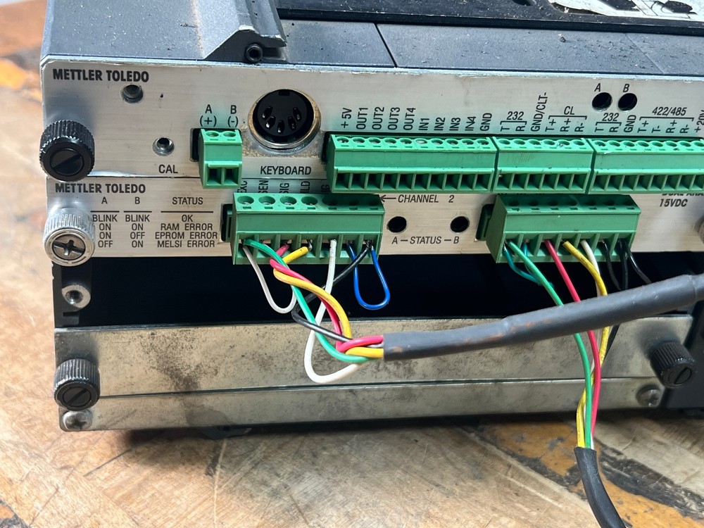 Mettler Toledo JAGUAR Scale Controller Interface Panel w/ load cells +