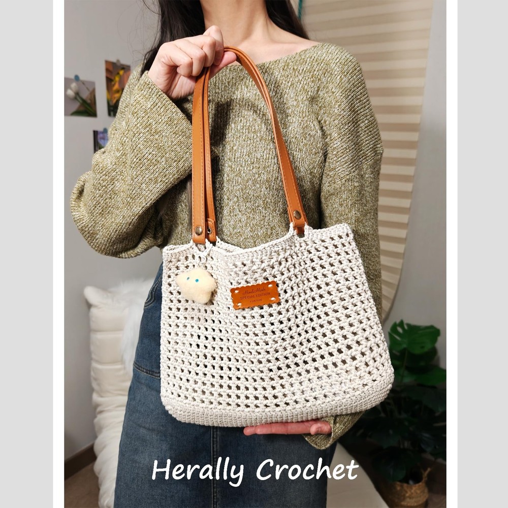 Crochet Kit DIY Bag for Beginners - Include Yarn, Hook and Accessory - with S...