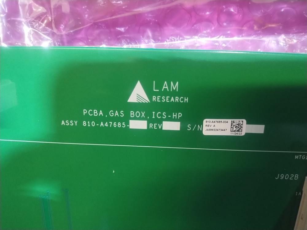 LAM RESEARCH PCBA  GAS BOX-ICS-HP 810-A47685. NEW
