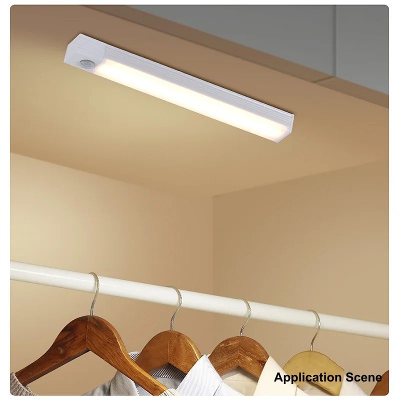 Motion Sensor LED Bar Light USB Rechargeable Magnetic Cabinet Kitchen Original