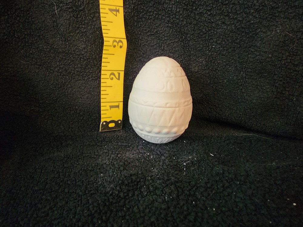 Ready to Paint Ceramic Bisque Decorative Easter Egg