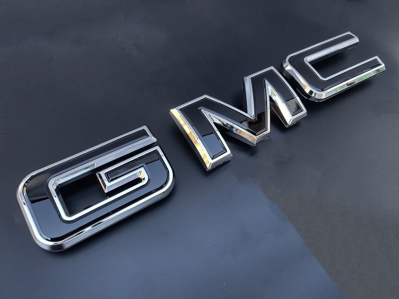 NEW Front & Rear Emblem Chrome kit For 2019 - 2025 GMC Sierra 1500 2500HD 3500HD