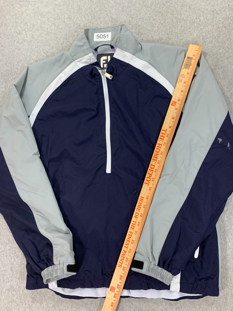 Footjoy1/2 Zip Pullover Golf Jacket (Men's Medium) Blue/Gray