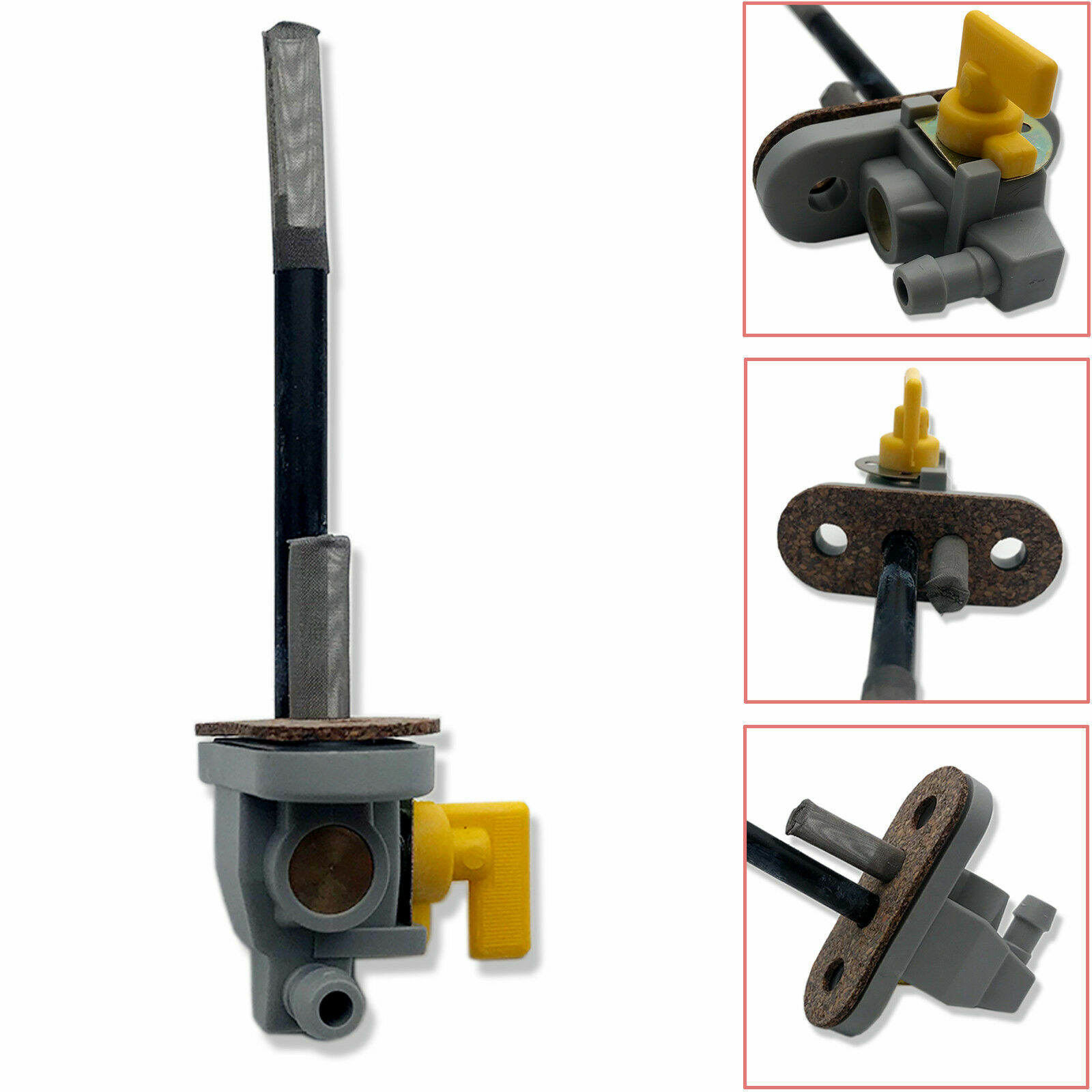 For 1998 1999 2000 2001 Polaris Scrambler 500 Petcock Fuel Shutoff Valve 7052190