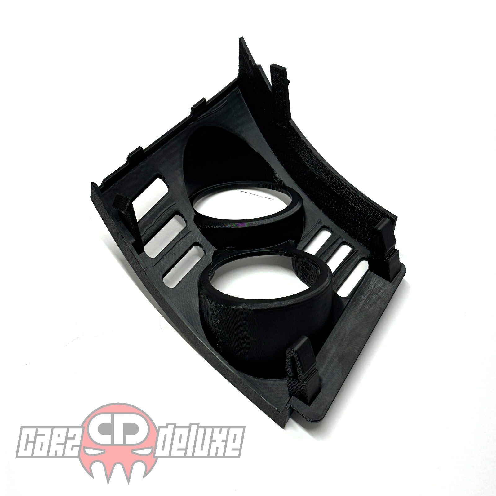 Dual gauge pod mount for EVO X 2008-2017 Lancer functional vent cover trim