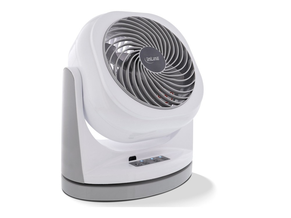 InLine SmartHome WLAN Table Fan Oscillating White/Grey 40161
