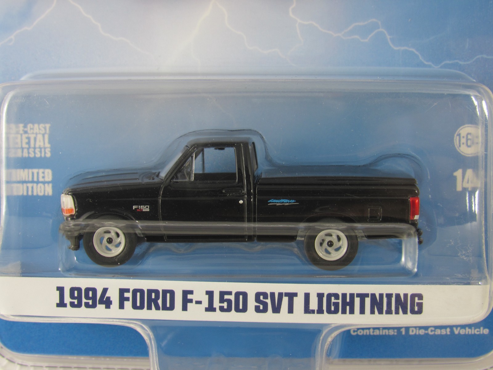 2025 Greenlight 1:64 Hobby Exclusive: Black 1994 FORD F-150 F150 SVT LIGHTNING