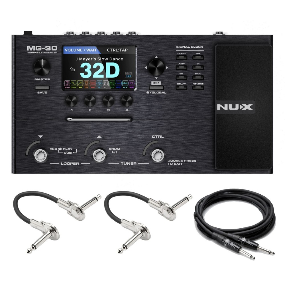 New NUX MG-30 Versatile Modeler Multi Effects Guitar Processor Pedal