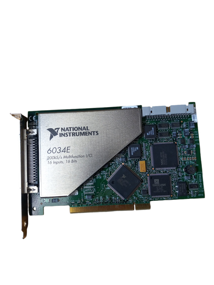 National Instruments NI 6034E Analog Input Multifunction DAQ 16 Bit 16 Inputs