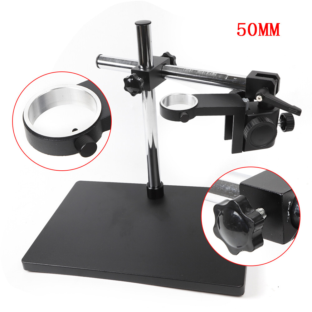 Adjustable Heavy-Duty Microscope Boom Stand with Multi-Axis Rotation