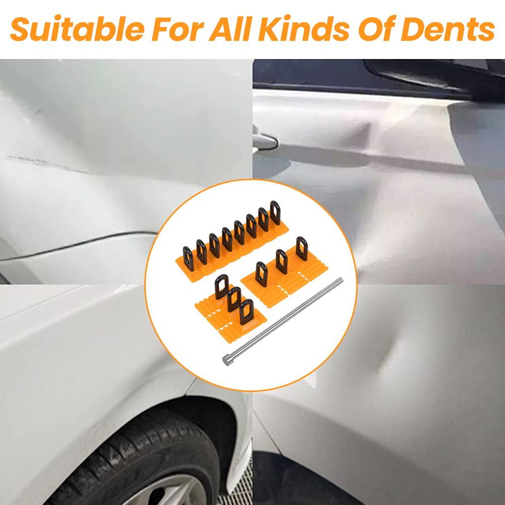 4X Auto Body Repair Kit Puller Glue Tabs Set Car Paintless Dent Removal Tool US