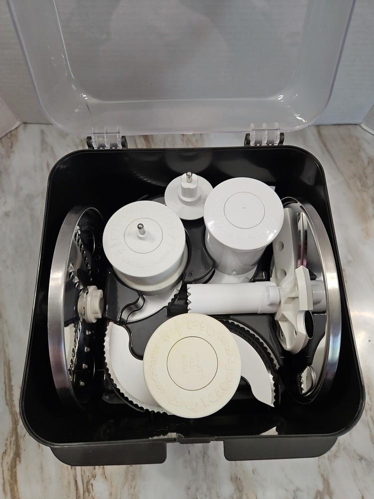 KitchenAid Food Processor Attachments Blades Discs Case 527402