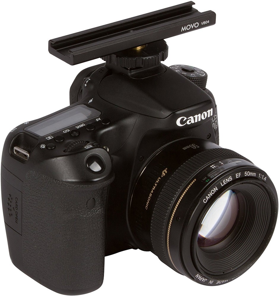 Movo VB04 Accessory Shoe Bracket Holder for Lights Monitors Microphones