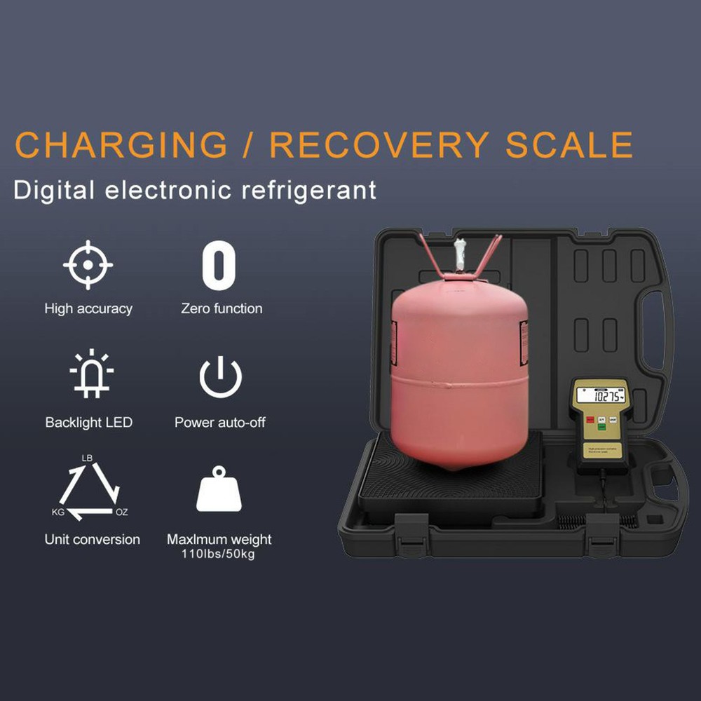 110LBS Electronic Scale High Precision Charging Recovery LCD