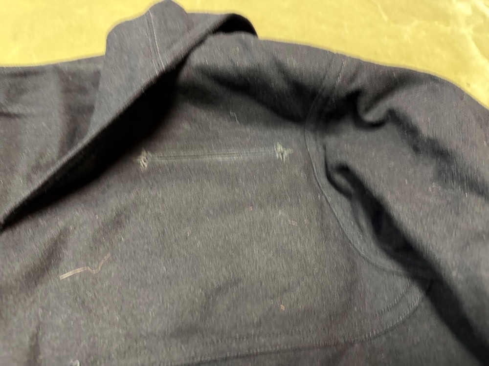 ORIGINAL WWII US NAVY EM DRESS "BLUES" JUMPER SHIRT- MEDIUM/LARGE 42R