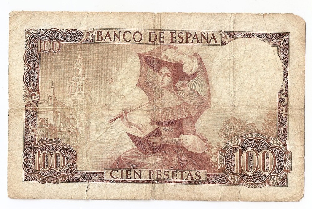 Spain 100 pesetas 1965