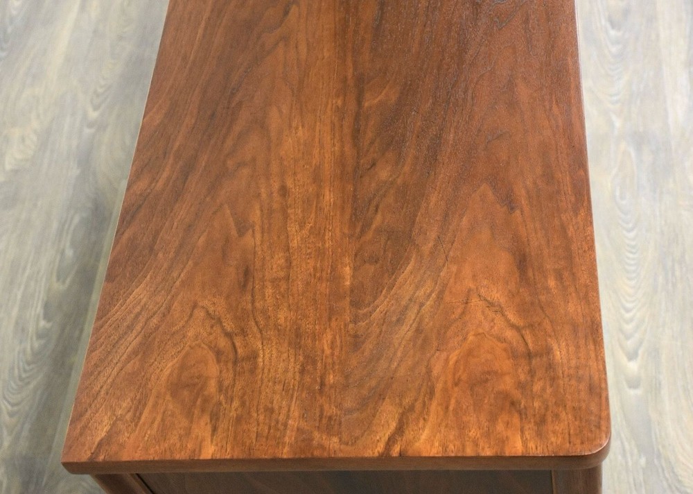 Refinished Broyhill Saga Walnut Credenza