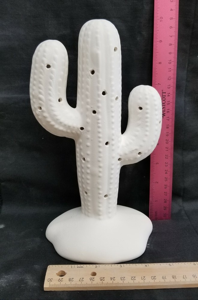 Ready to paint Ceramic Bisque Icco Lg Cactus U Pick