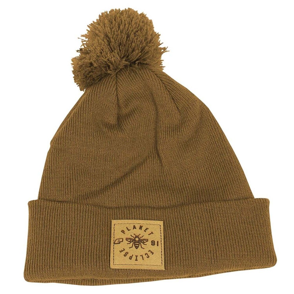 Planet Eclipse Beanie - Worker Pom - Caramel