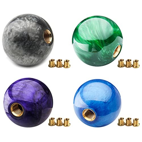 Shift knob Round Ball Marble Style Universal for Manual Automatic Vehicles gren